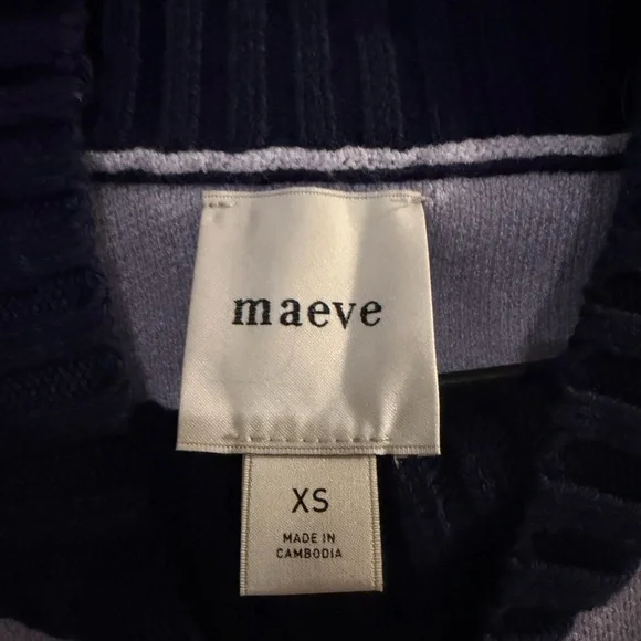 Maeve Anthropologie Lavender Logan Turtleneck Sweater - Picture 4 of 5